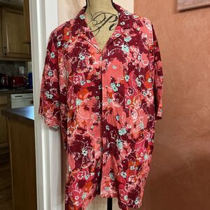 NWT Raga Man Short Sleeve Button Up Shirt Mens Size XXL